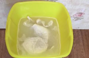 wash the bra by hand