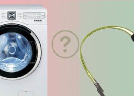 Where is the tachometer located in a washing machine?