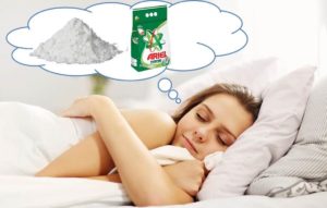 Why do you dream about washing powder?