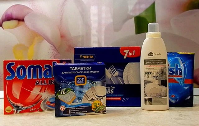 detergentes para lavavajillas