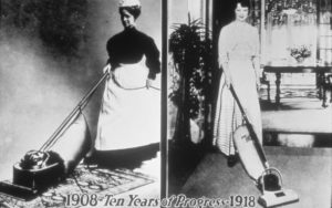 Η Hoover κατασκευάζει ηλεκτρικές σκούπες από το 1908