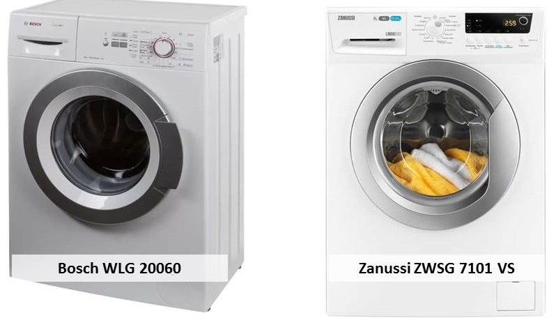 Bosch WLG 20060 Zanussi ZWSG 7101 VS