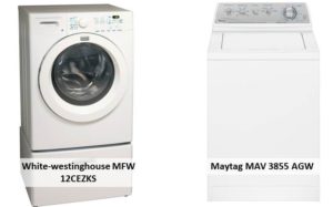 WhiteWest Westinghouse MFW 12CEZKS Maytag MAV 3855 AGW