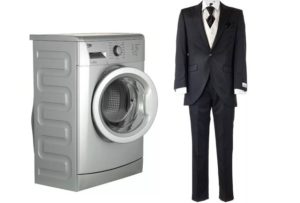 How to wash a men's suit in the washing machine