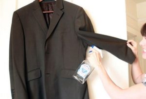 wet cleaning of suit