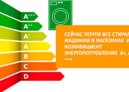 Classe energetica delle lavatrici e loro efficienza