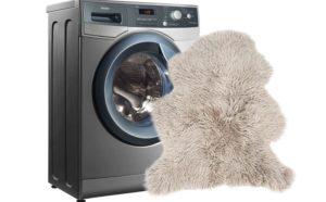 How to wash sheepskin in a washing machine?