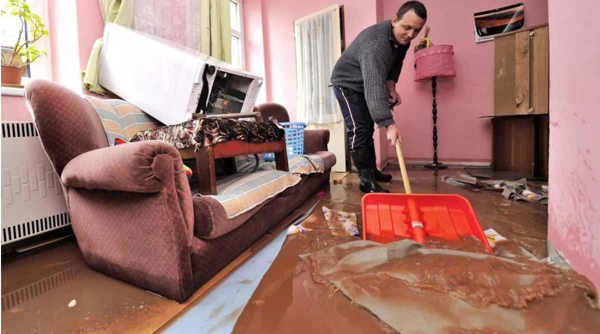 zaplavenie v dôsledku poruchy ventilu PMM