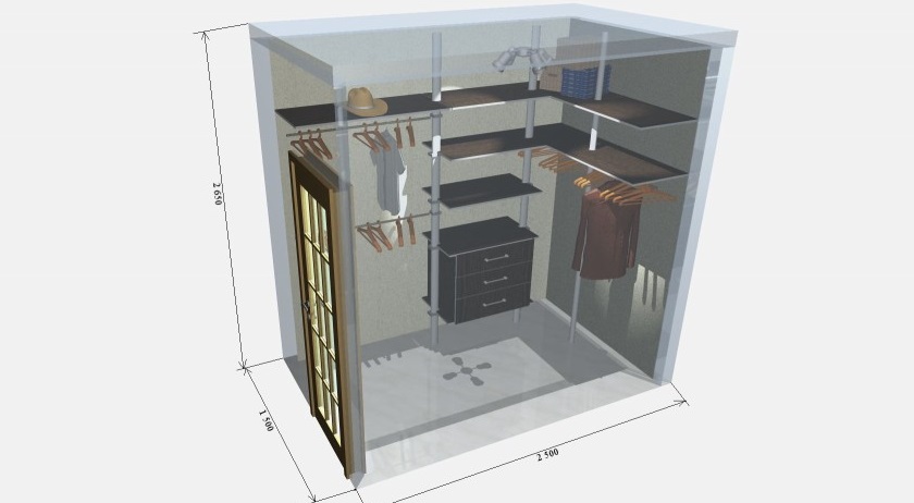 Organisation der Belüftung in der Speisekammer 