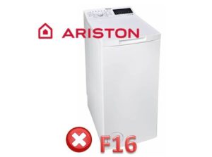 Error F16 in the Ariston washing machine