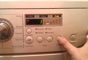 How to turn on the spin cycle on an LG washing machine