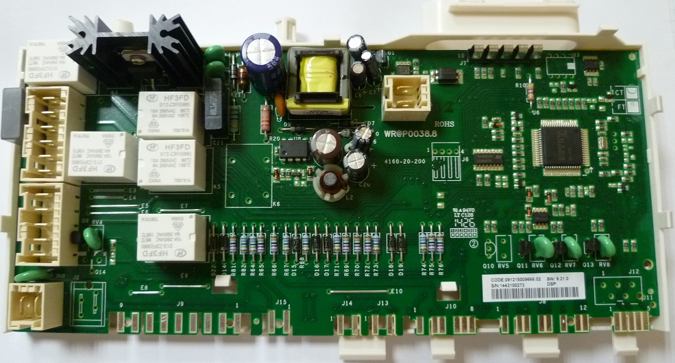 kontrolmodulet er i stykker