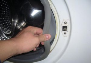 How to remove the cuff on an LG washing machine