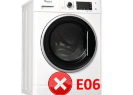 Fout E06 van de Whirlpool-wasmachine