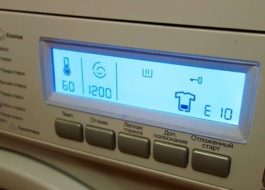 Error E10 in Zanussi washing machine