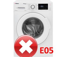 Error E05 in Hansa washing machine