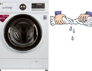 Why does my LG washing machine spin clothes poorly?