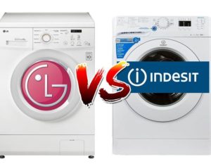 Kura ir labāka veļas mašīna LG vai Indesit