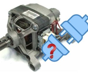 How to connect the motor from an Indesit washing machine?