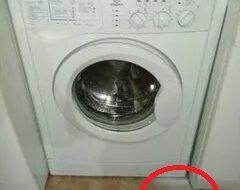 เครื่องซักผ้า INDESIT รั่ว