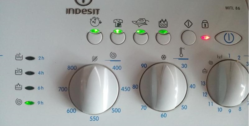 La laveuse ne répond pas aux commandes