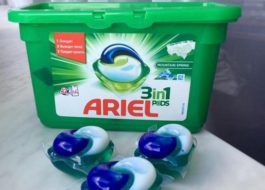 Cách sử dụng viên giặt Ariel 3 trong 1