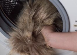 Washing faux fur in the washing machine