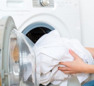 Washing satin in a washing machine