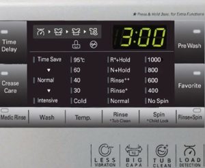 LG çamaşır makinesindeki işaretler ne anlama geliyor?