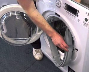 How to remove the cuff from the drum of a Samsung washing machine