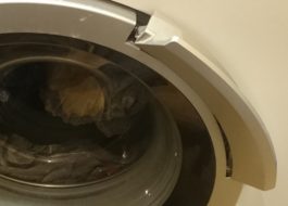 How to open a Bosch washing machine if the handle is broken