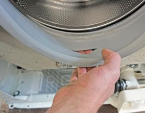 How to replace the cuff on a Beko washing machine?