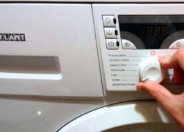 How to use the Atlant washing machine