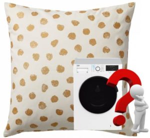 How to wash Ikea pillows in the washing machine?