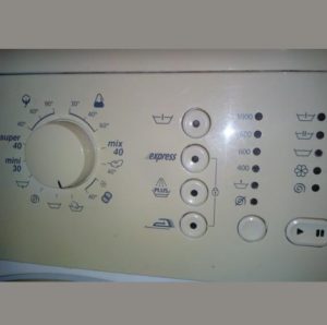 Designations on the Beko washing machine