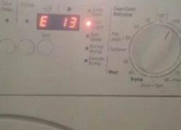 Error E13 in a Bosch washing machine