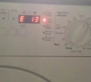 Error E13 in a Bosch washing machine