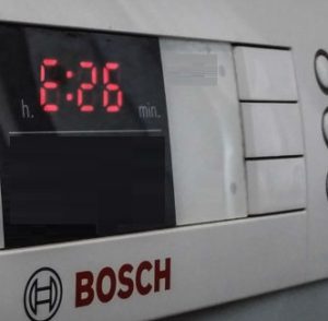 Bosch veļas mašīnā Kļūda E26