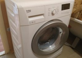 First launch of the Beko washing machine