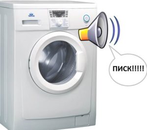 Bakit nagbeep ang washing machine ng Atlant habang naglalaba?