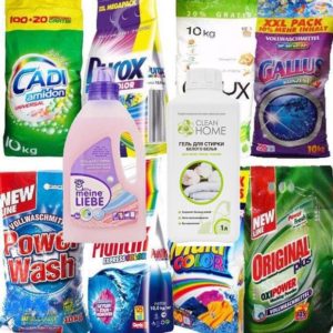 Tipos de detergentes para ropa