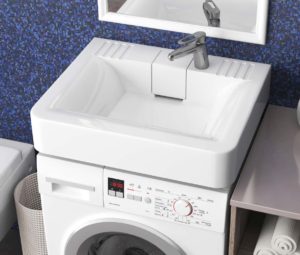 How to choose a sink over a washing machine?