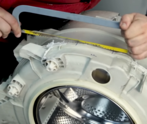 How to change a bearing on a washing machine with a non-separable tub