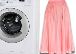 Washing a pleated skirt