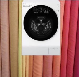 Synthetische stoffen wassen in een wasmachine