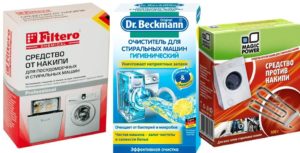 Washing machine care products