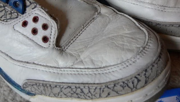 sneakers cracked from improper washing