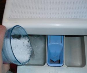 What can you add to your washing machine to bleach?