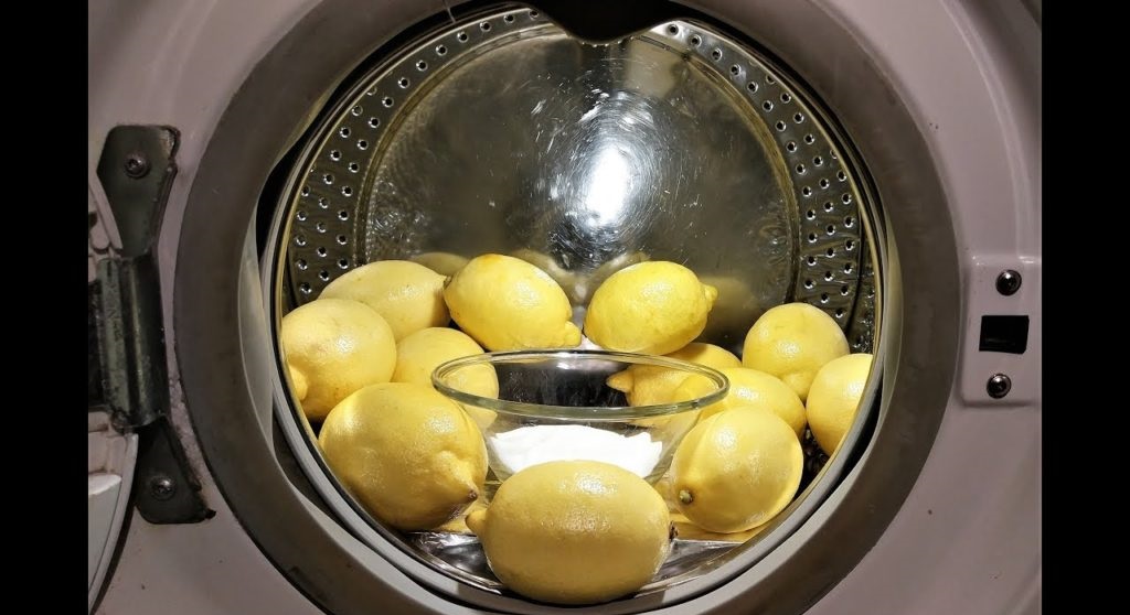 how to use lemon juice to clean your machine