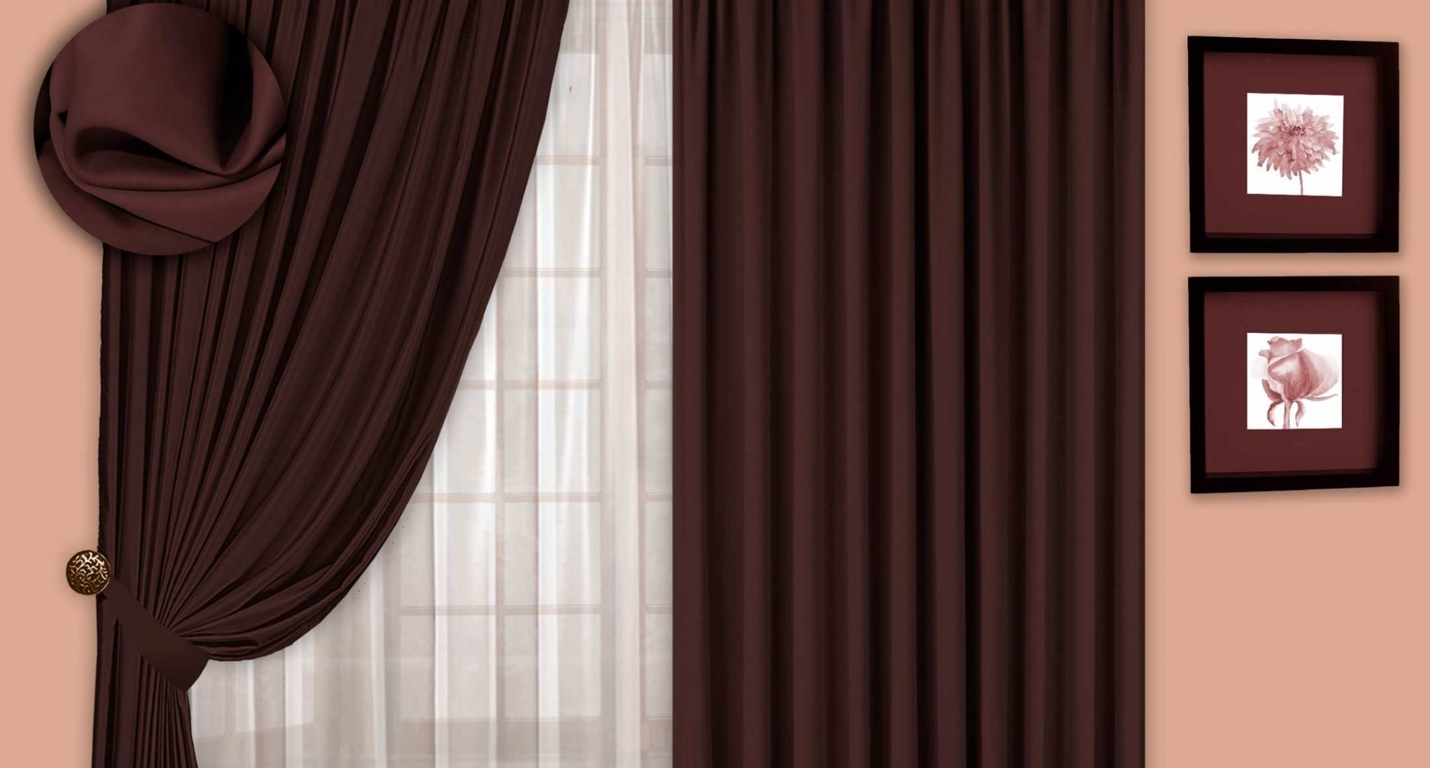 blackout curtains do not allow light to pass through